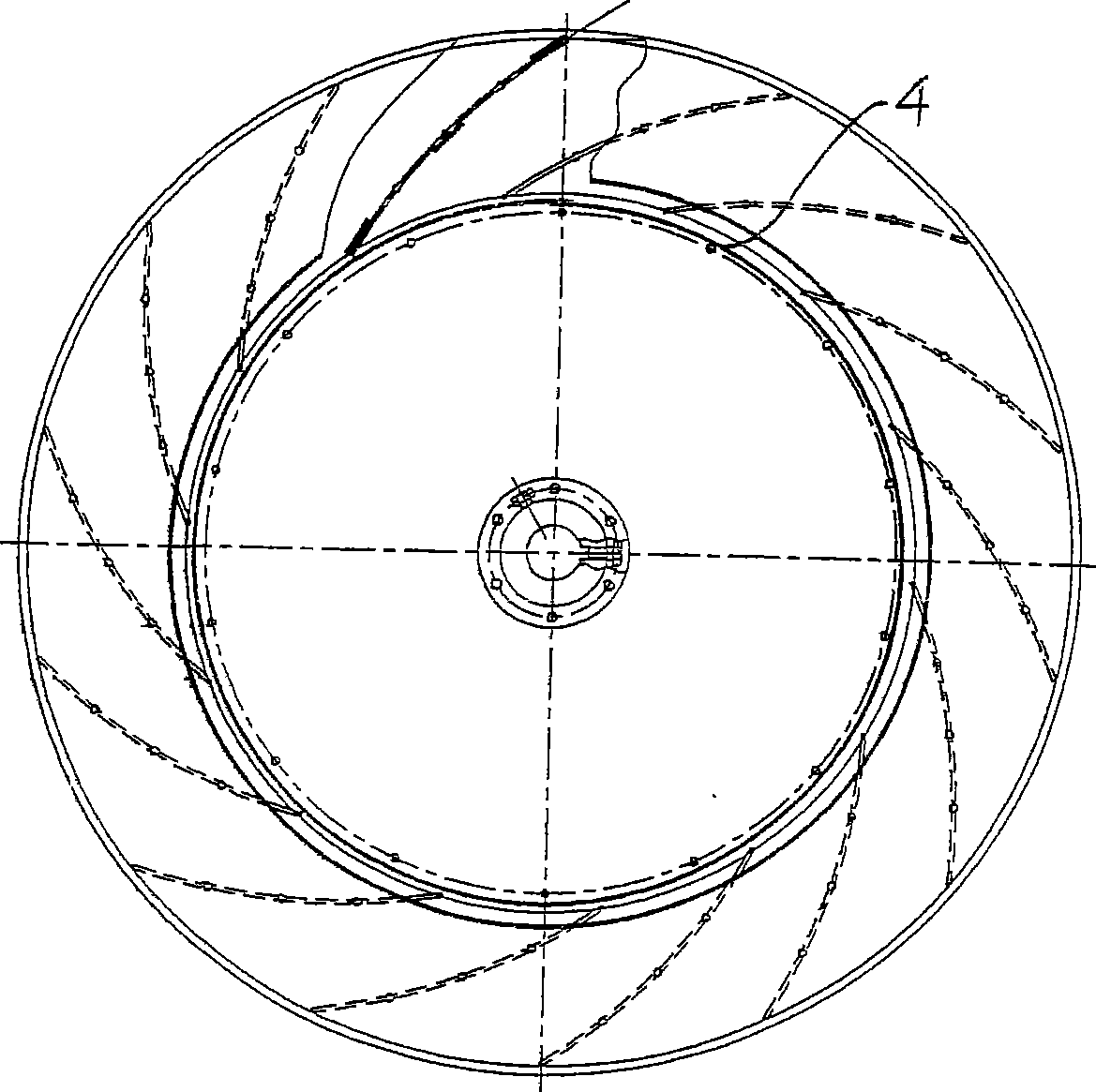 Air blower adjusting device