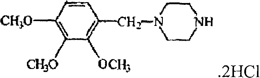 Trimetazidine hydrochloride dispersible tablet and preparation method thereof