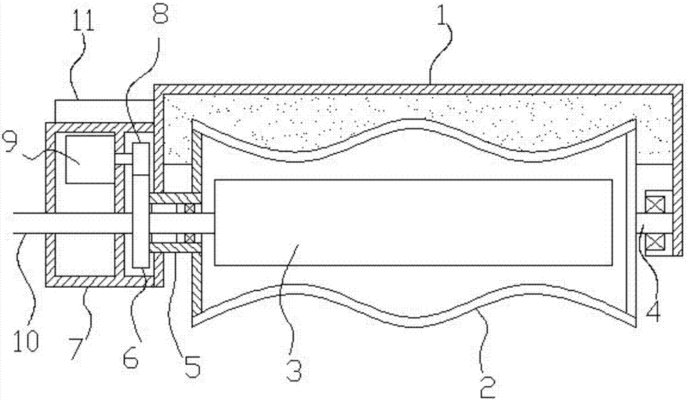 A street lamp that maintains lighting intensity