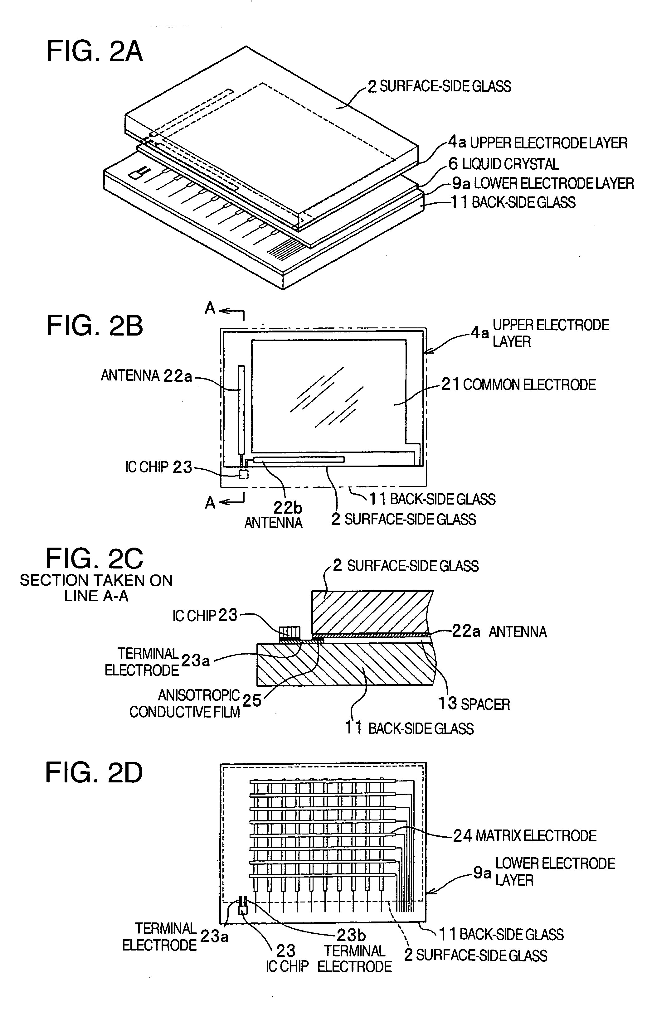 Liquid crystal display mounted with IC tag and method for manufacturing the same