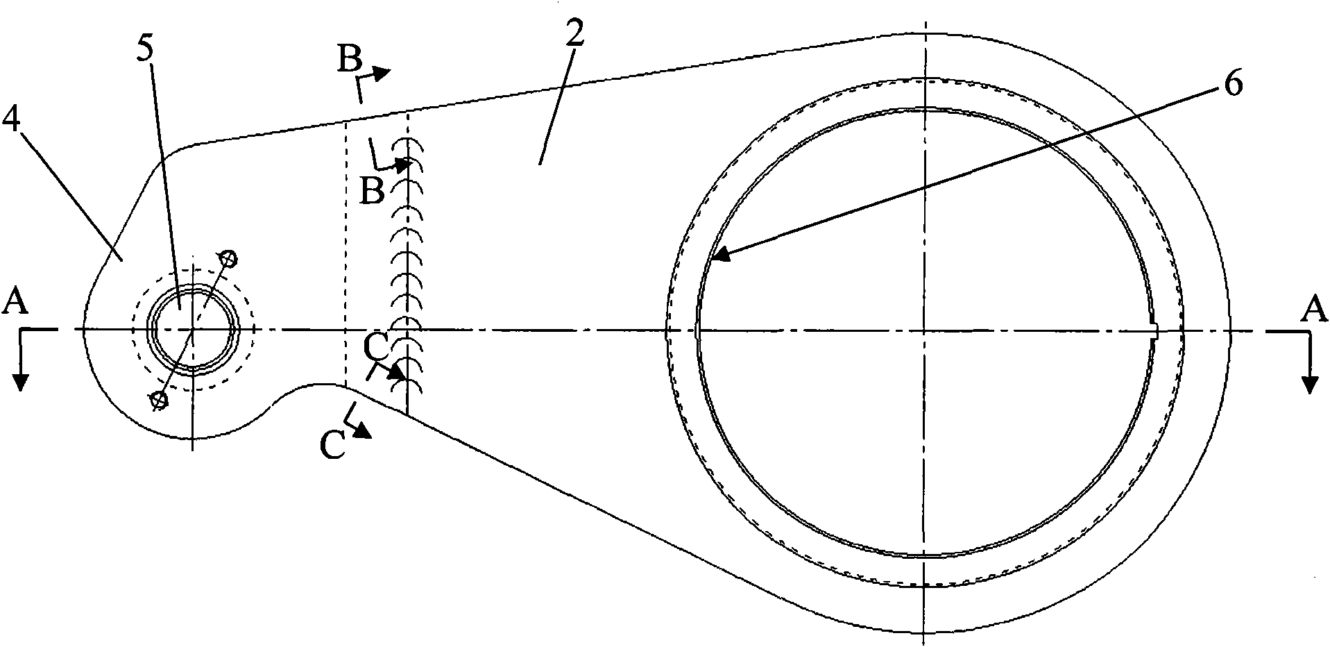 Cooling bed driving shaft and manufacturing method thereof