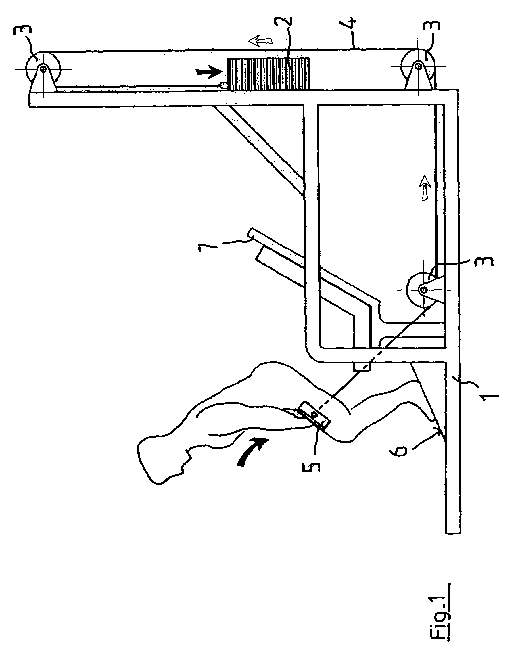 Device for person's muscular exercise