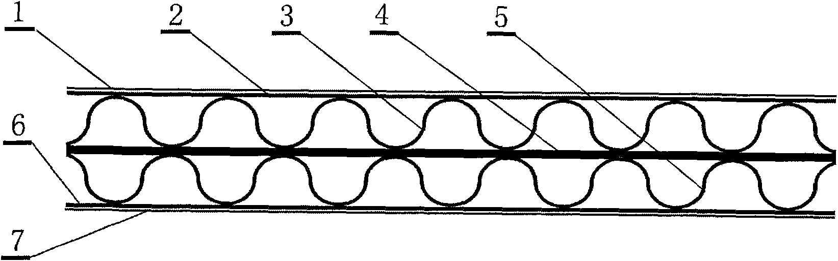 Method for manufacturing attapulgite preservative corrugated cardboard