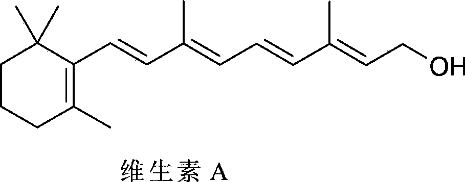 Method for cleaner production of vitamin A intermediate product