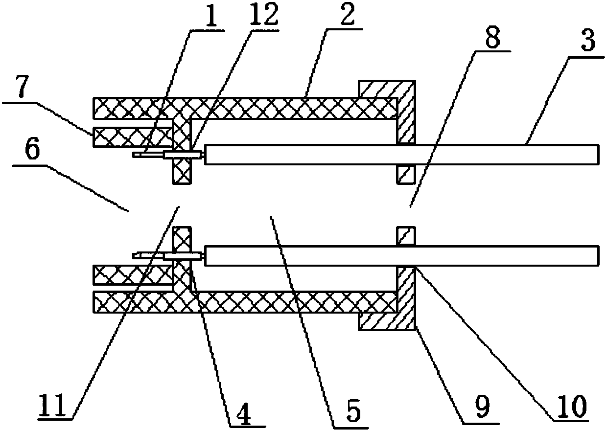 High voltage connector used for testing ultra-high voltage traveling-wave tube