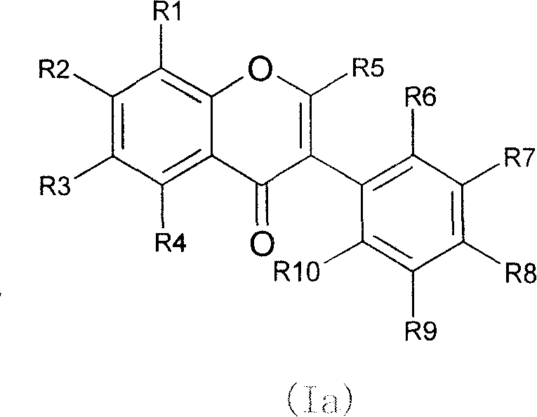 Novel isoflavone nicotinic acid ester derivatives, preparing method and use thereof