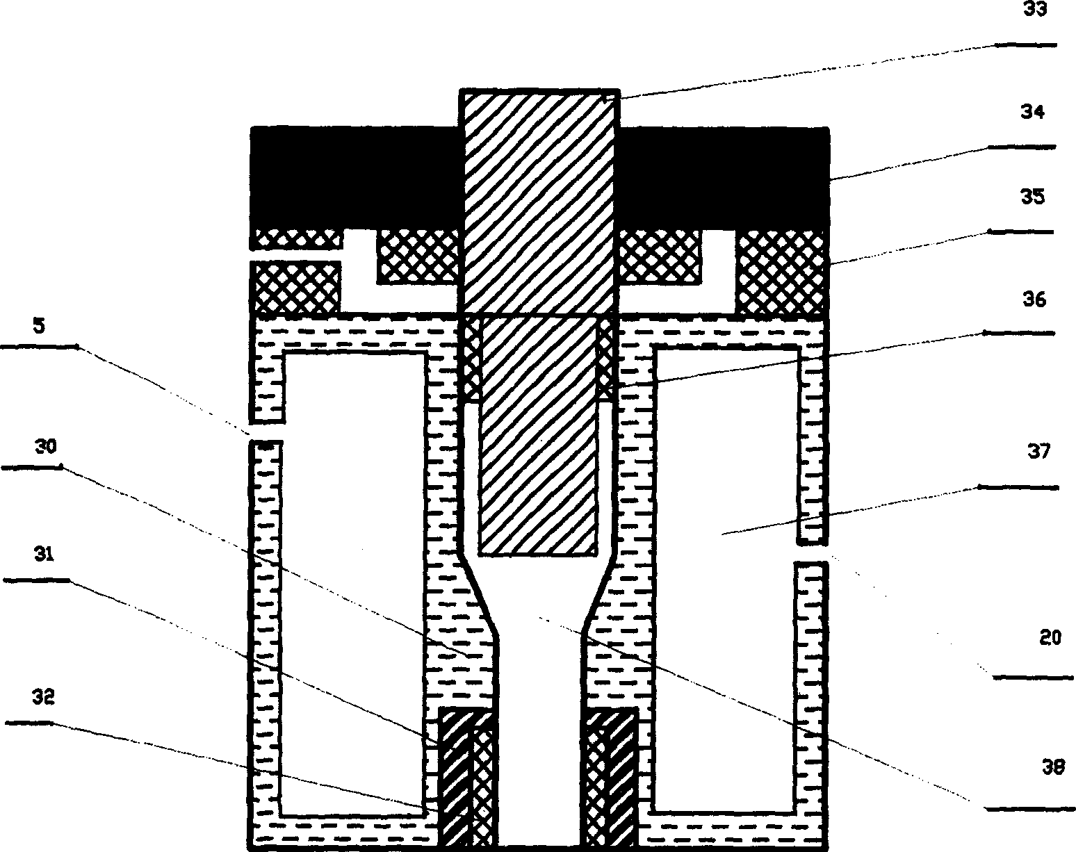 Apparatus and process for producing acetylene by plasma pyrolysis of coal and natural gas