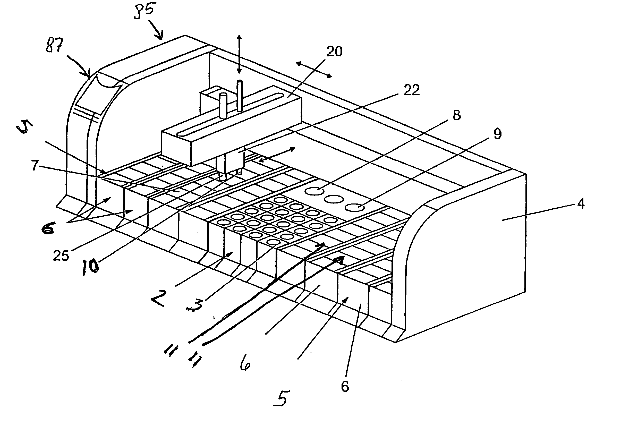 Apparatus for automated processing biological samples