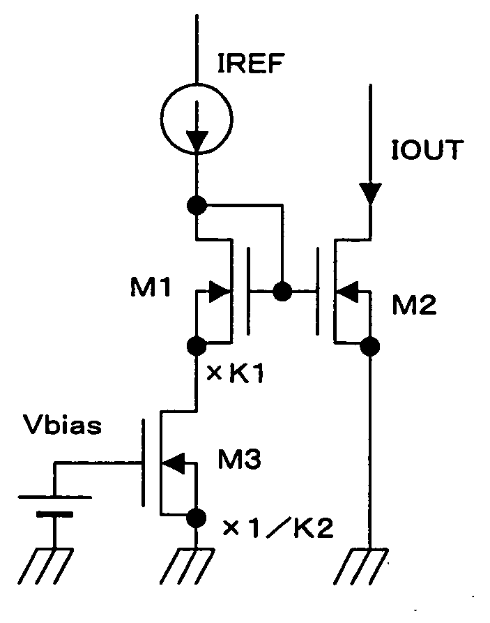 CMOS current mirror circuit and reference current/voltage circuit