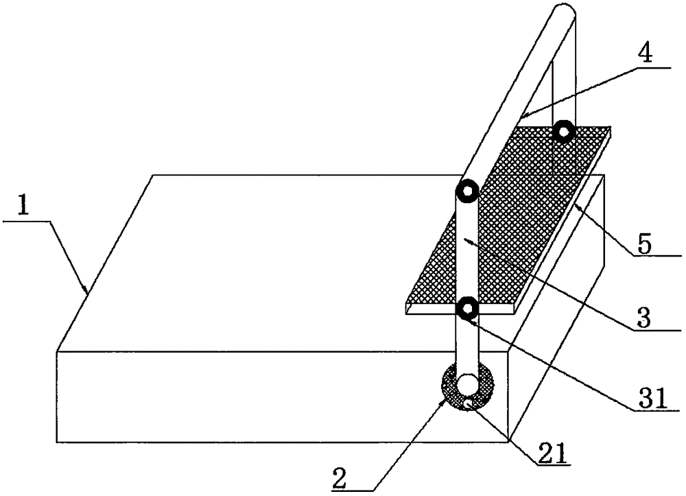 Multifunctional bed-tail frame