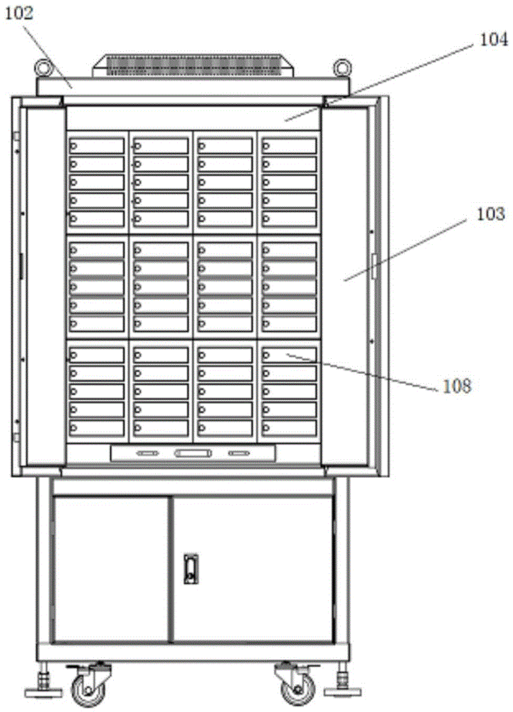 Hard disk storage cabinet