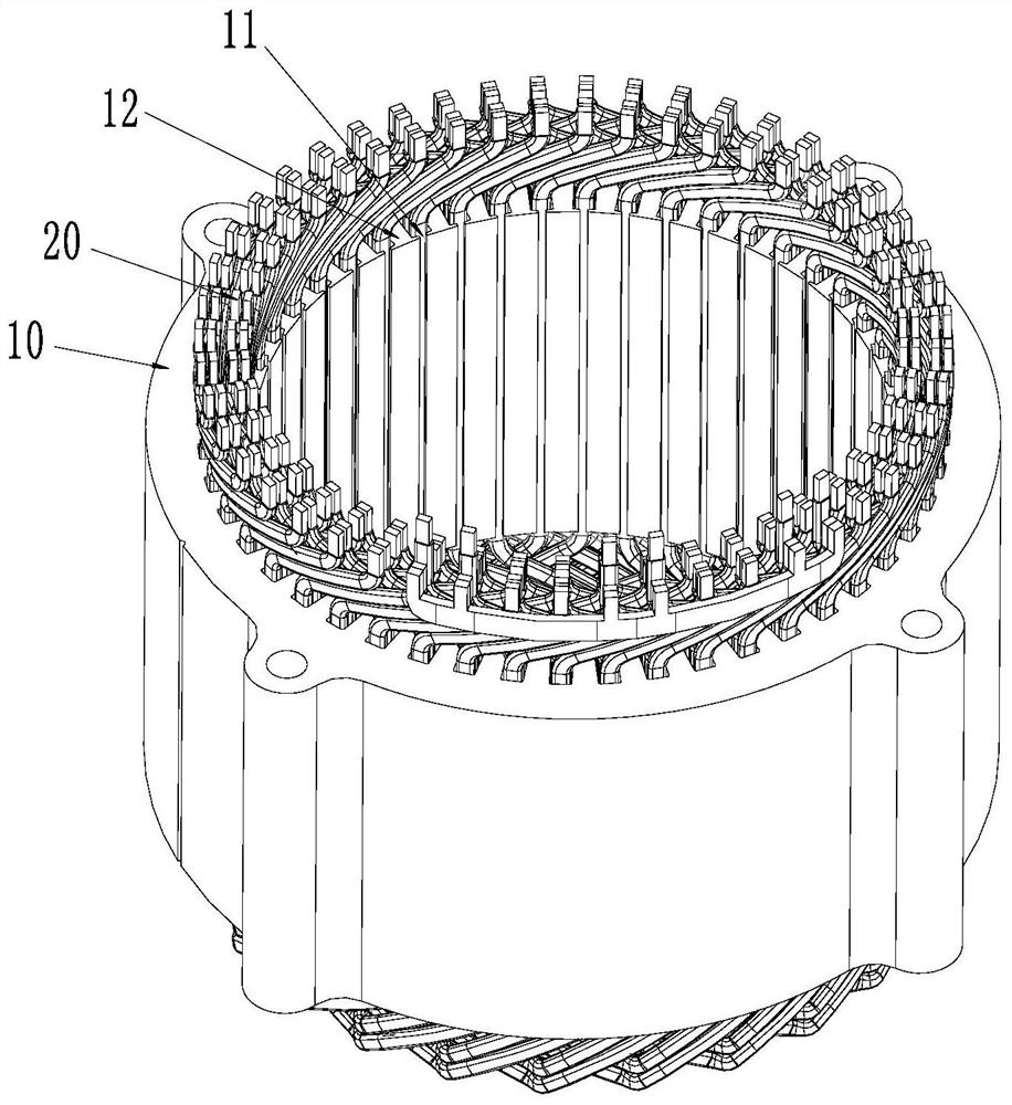 Stator and its motor