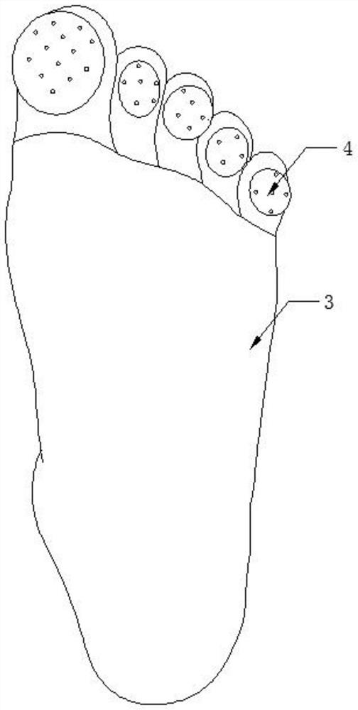 Functional flatfoot orthopedic toe separated socks and using method thereof