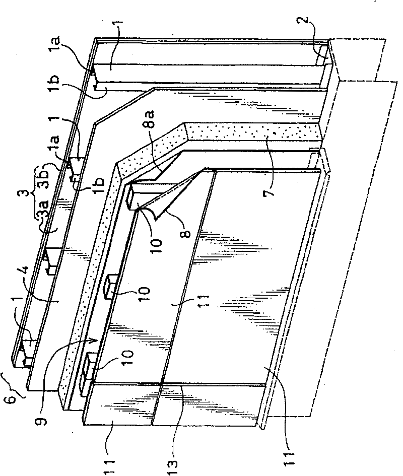 Structure of external wall or roof and external material for external wall or roofing materia