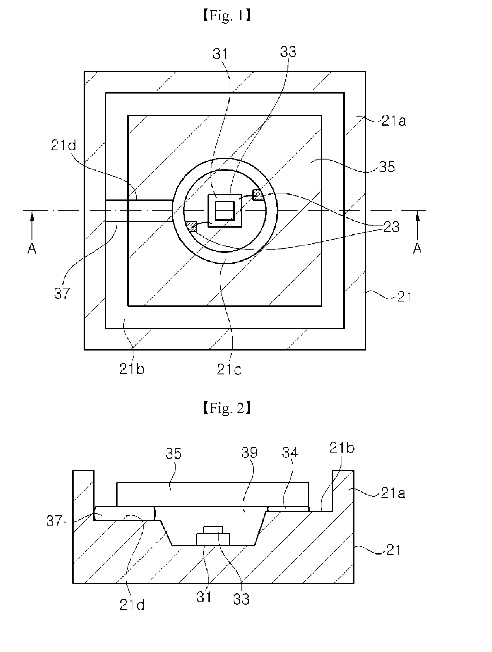 Light-emitting diode package and method for manufacturing same