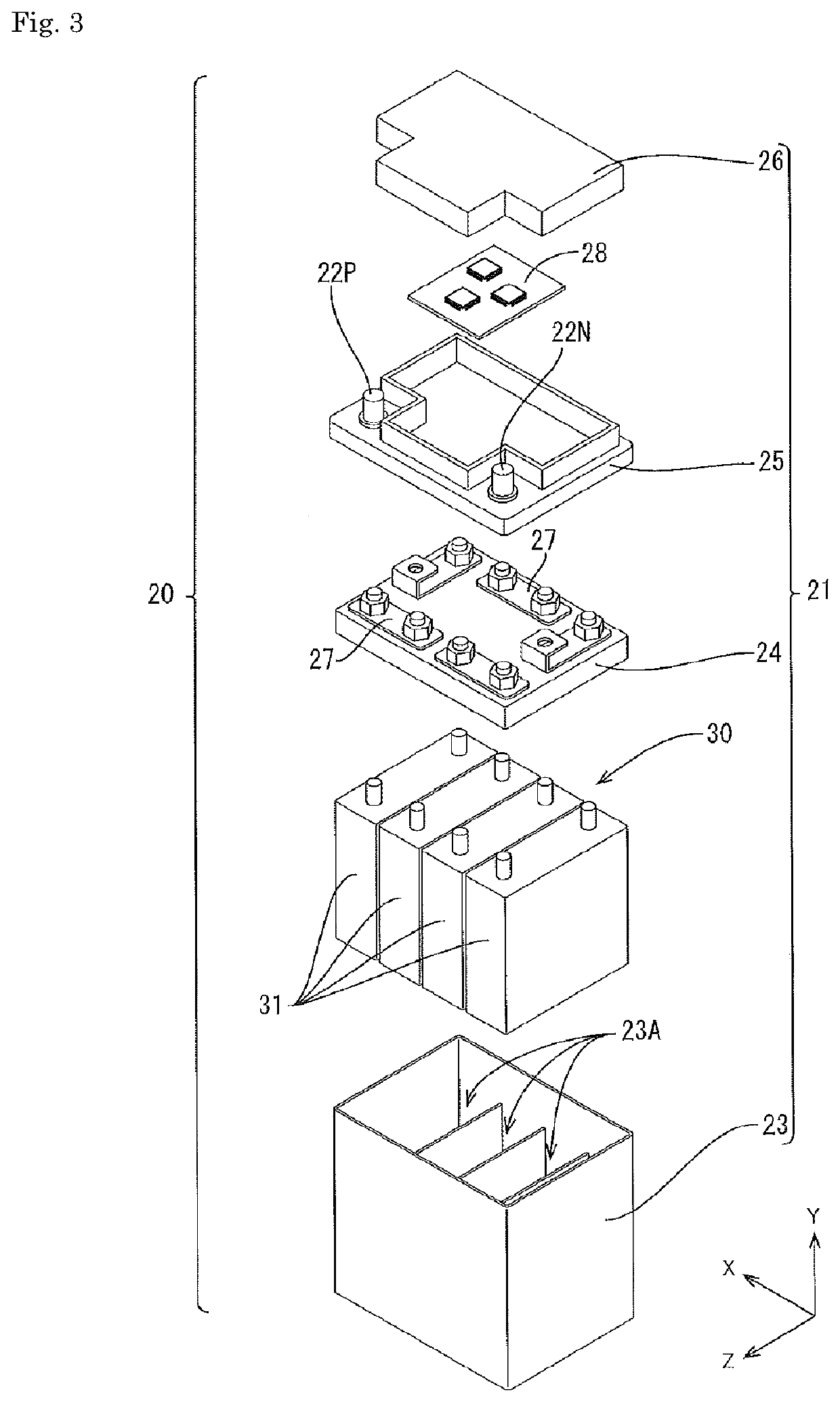 Protective apparatus for energy storage device