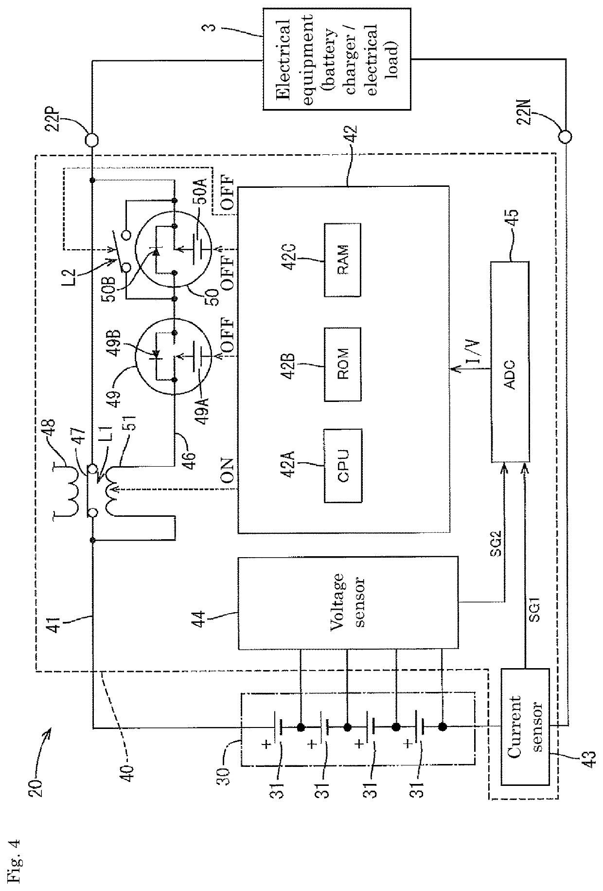 Protective apparatus for energy storage device