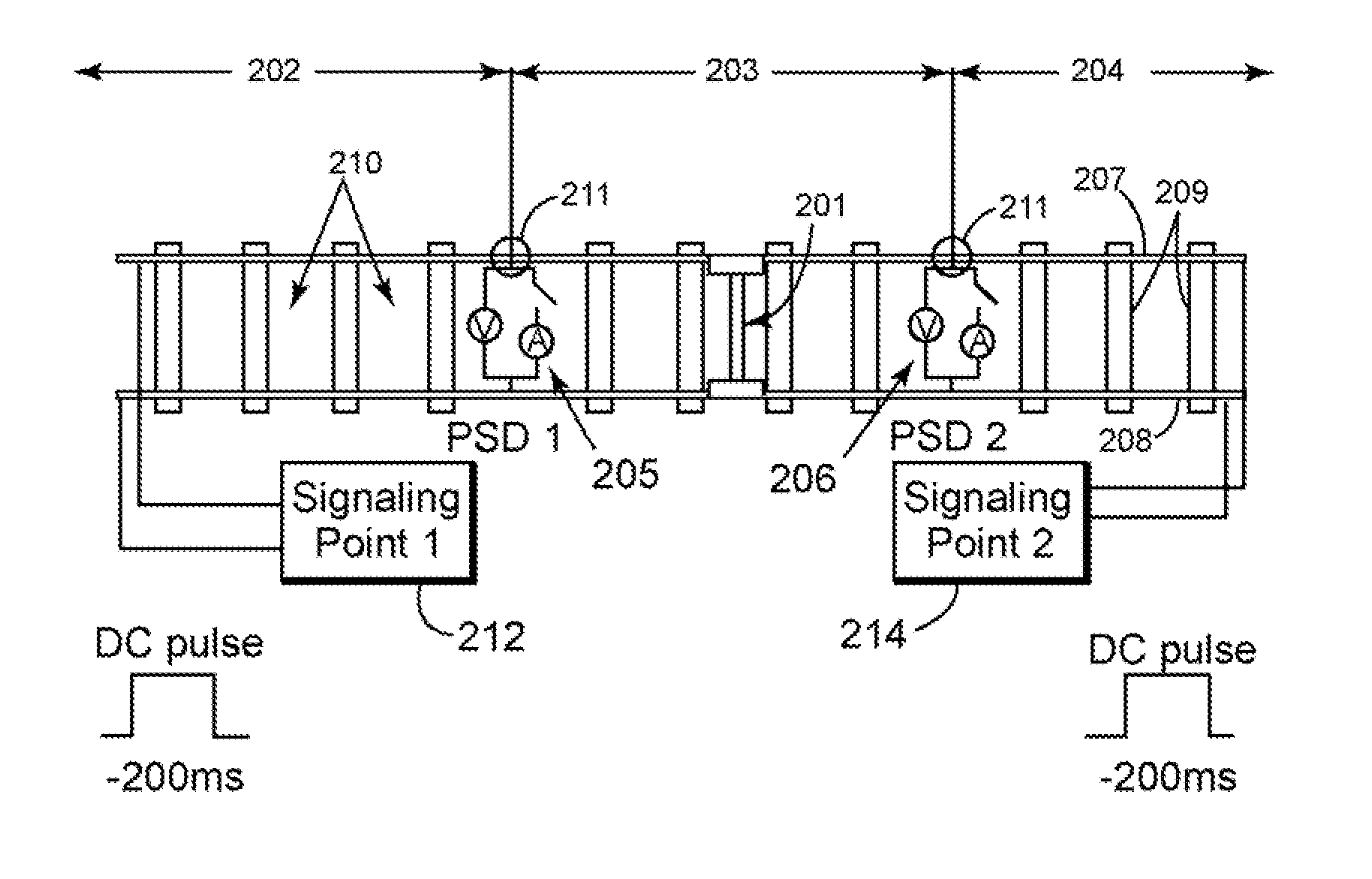 Methods and system for jointless track circuits using passive signaling