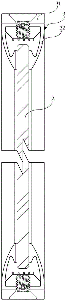 Decoration frame structure for aluminum alloy door and window