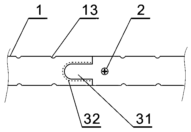 Built-in instrument for correcting thoracic deformity