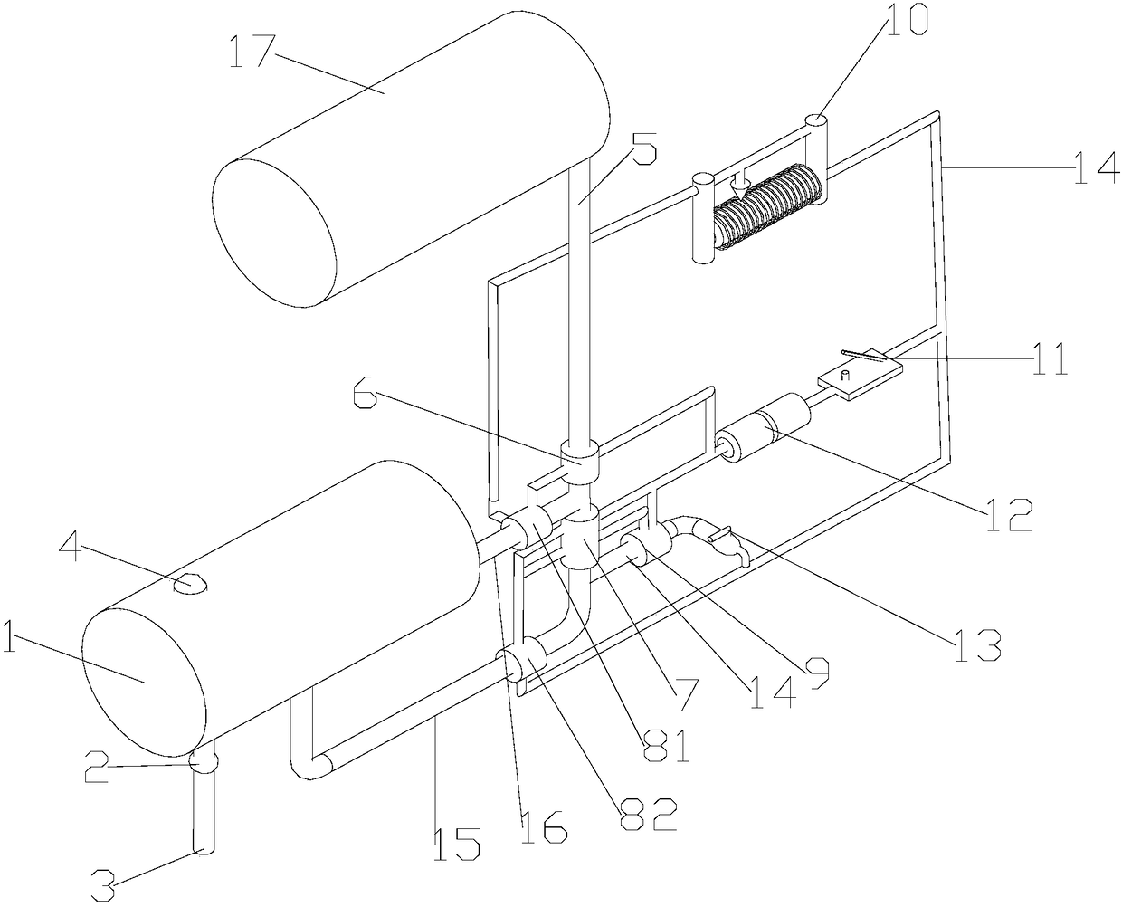 Water-saving temperature control device for water heater