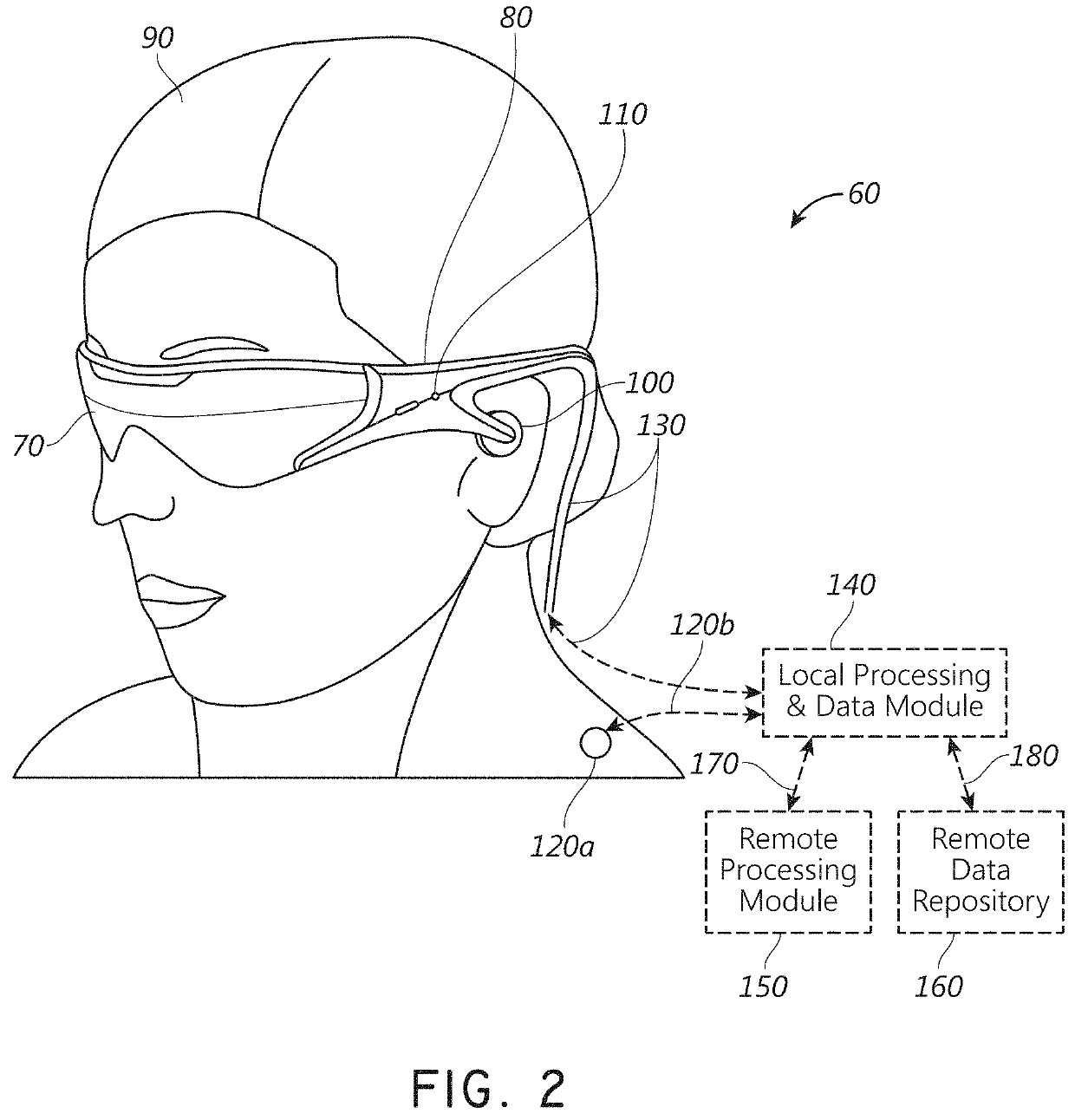 Augmented reality systems and methods with variable focus lens elements