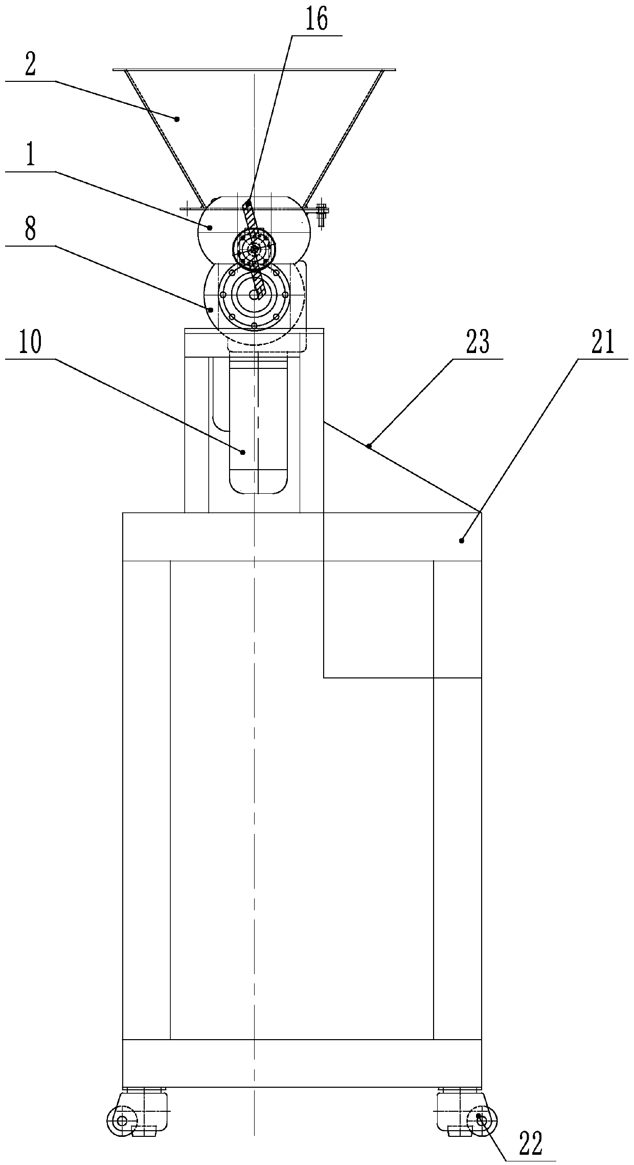 Starch extruder