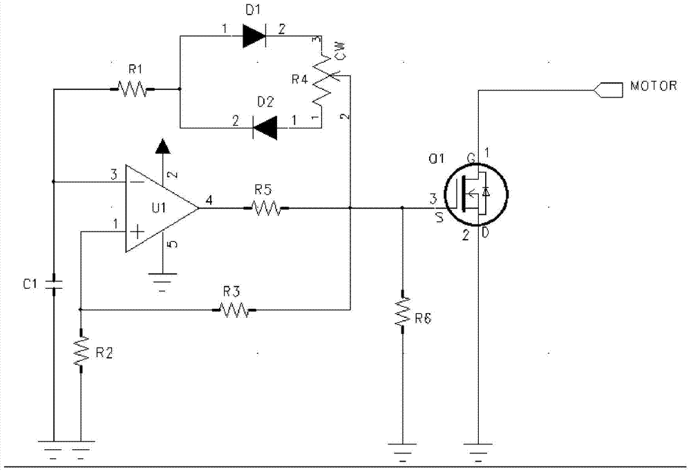 A DC motor drive circuit and electronic equipment with the circuit