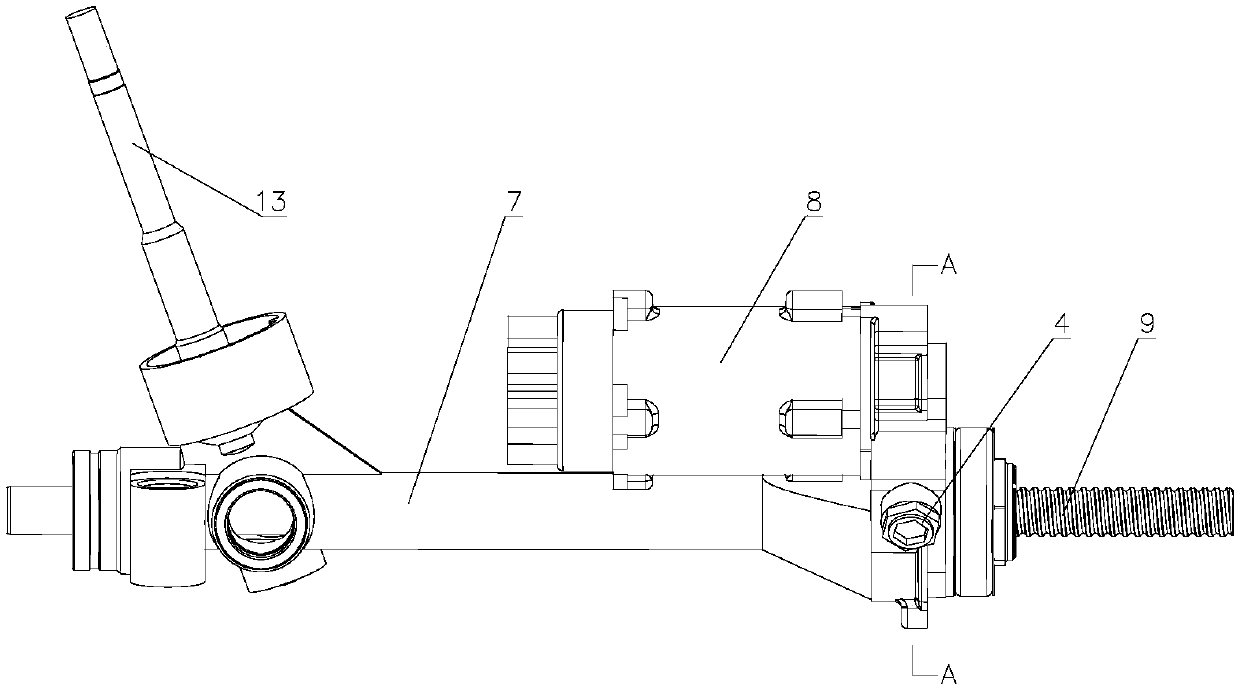 Backlash-compensation intelligent electric power steering gear and working method