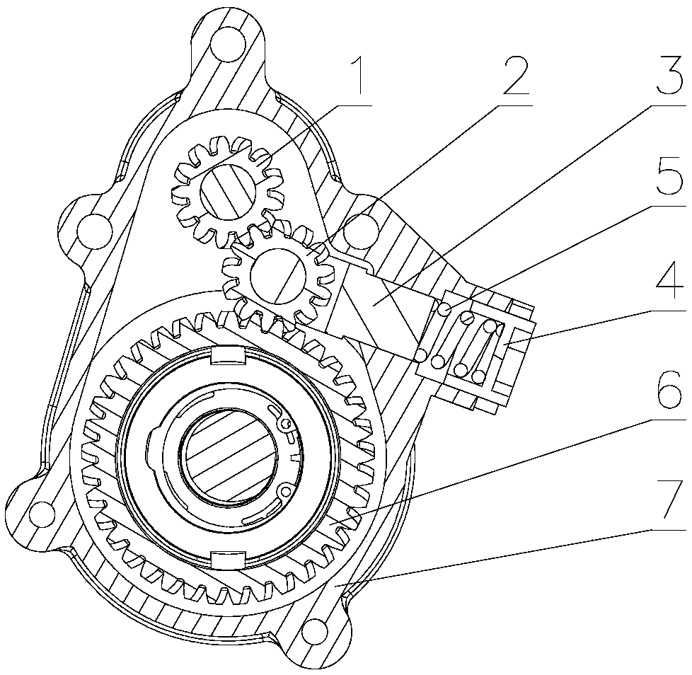 Backlash-compensation intelligent electric power steering gear and working method
