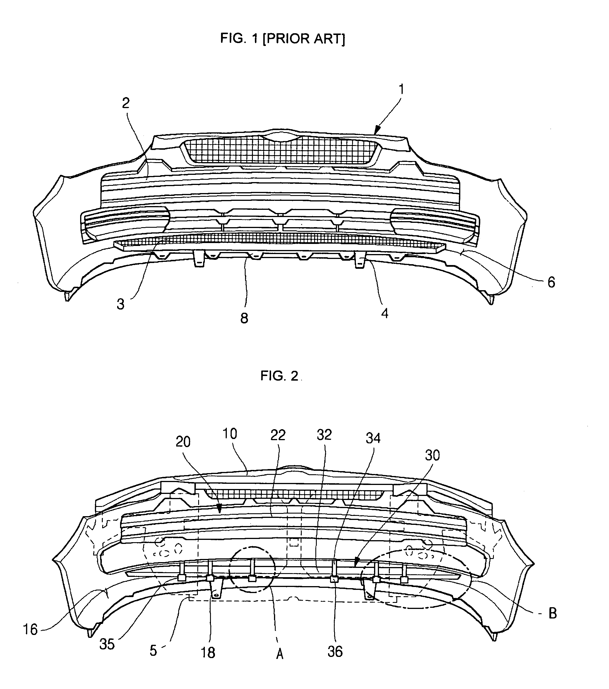 Front bumper structure for vehicle