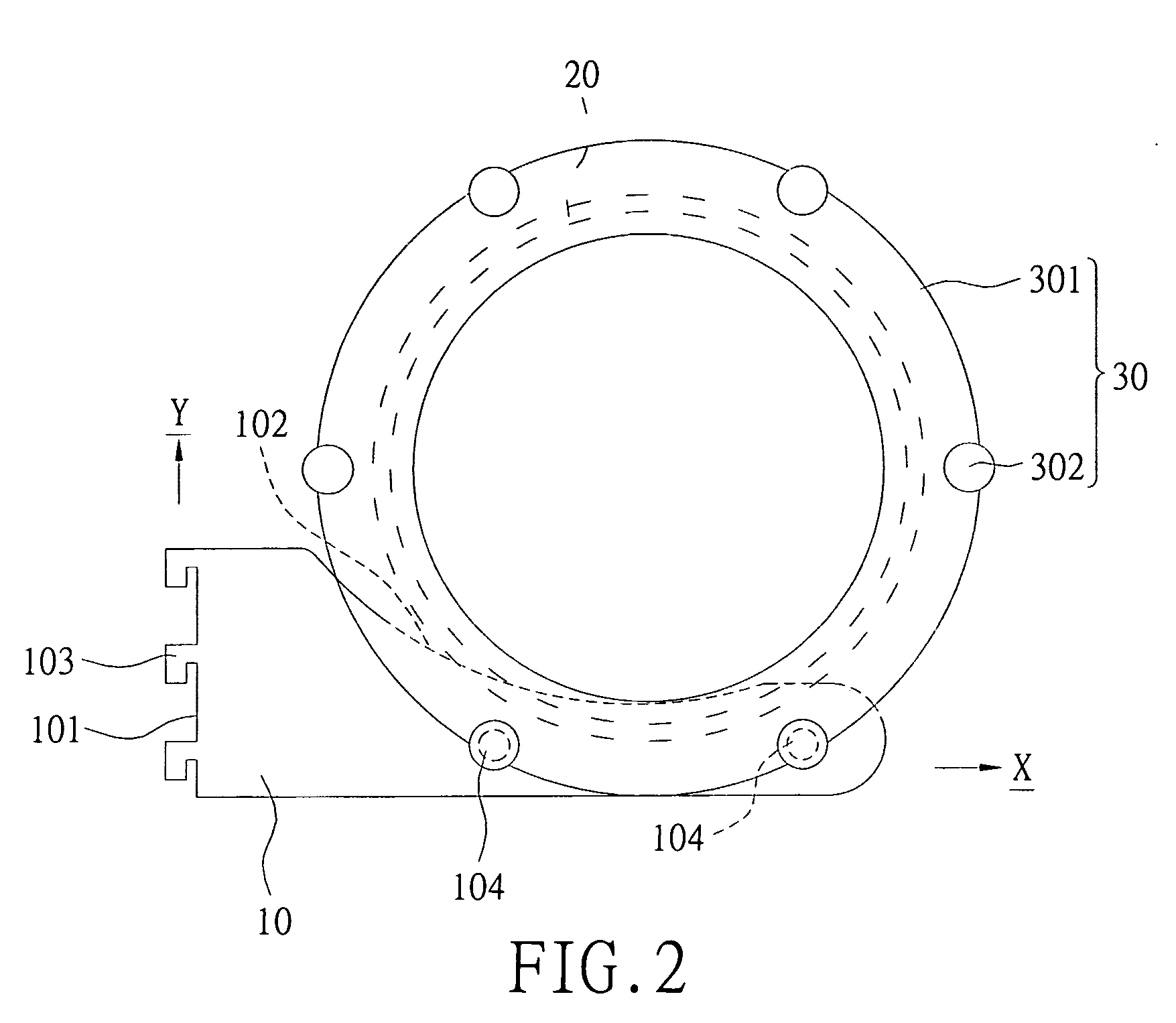 Frame structure for holding a helical hose assembly