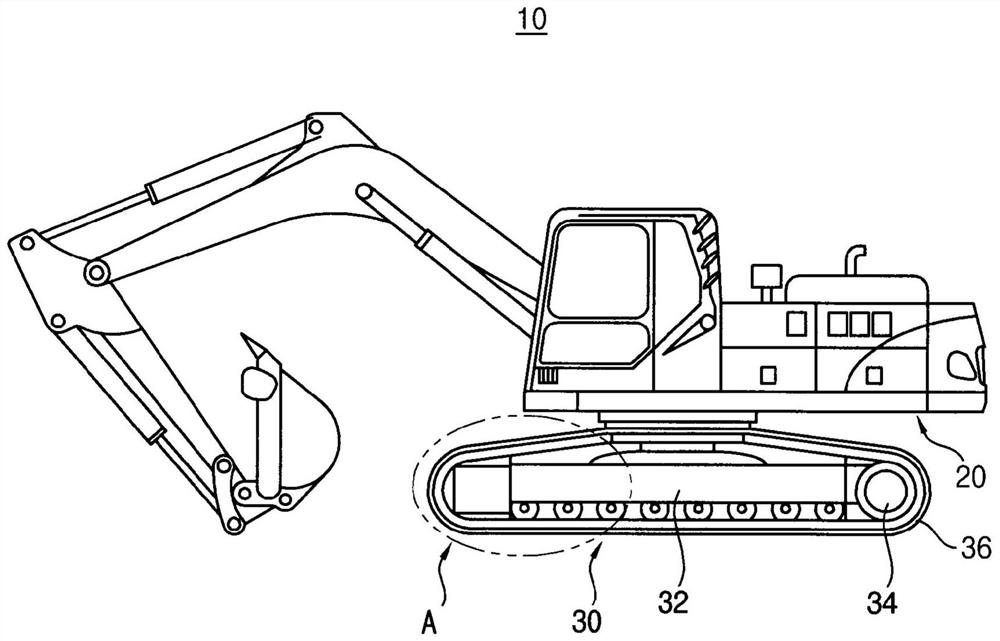 Method and system for monitoring track tension in construction machinery