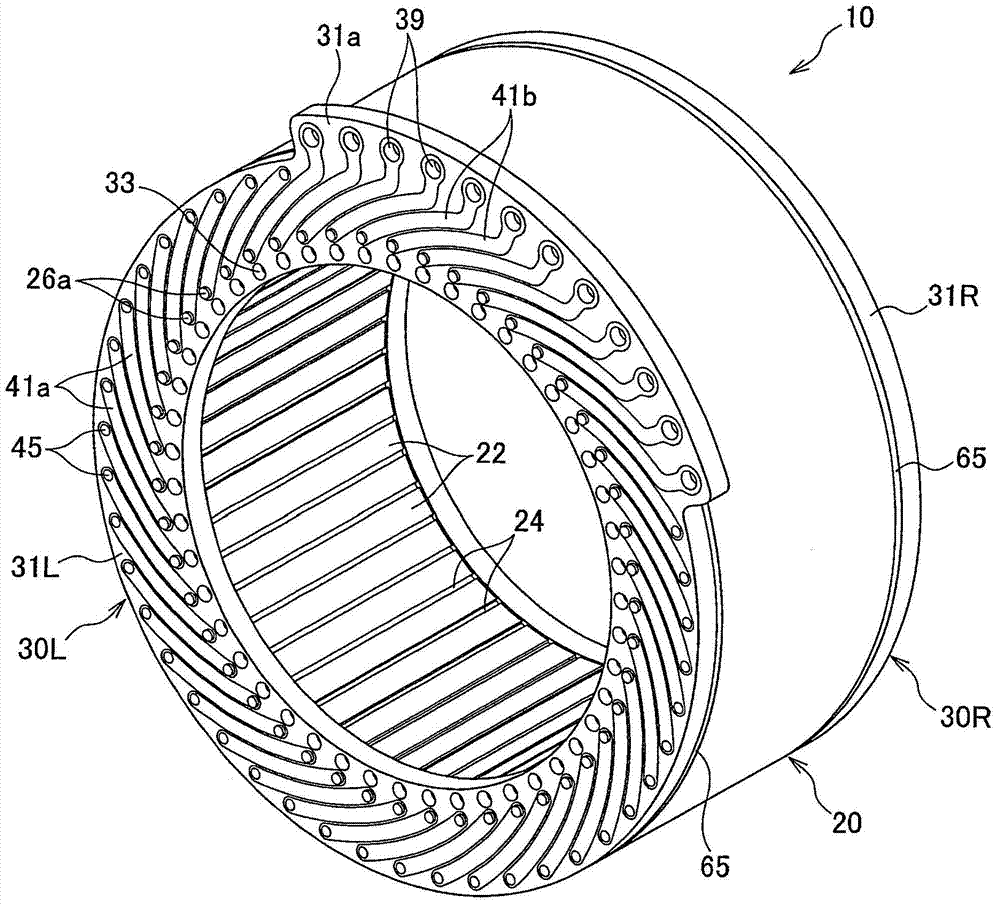 Stator for electric rotary machine and fabricating method of the same