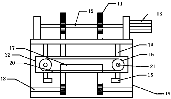 Flammulina velutipes root cutting device