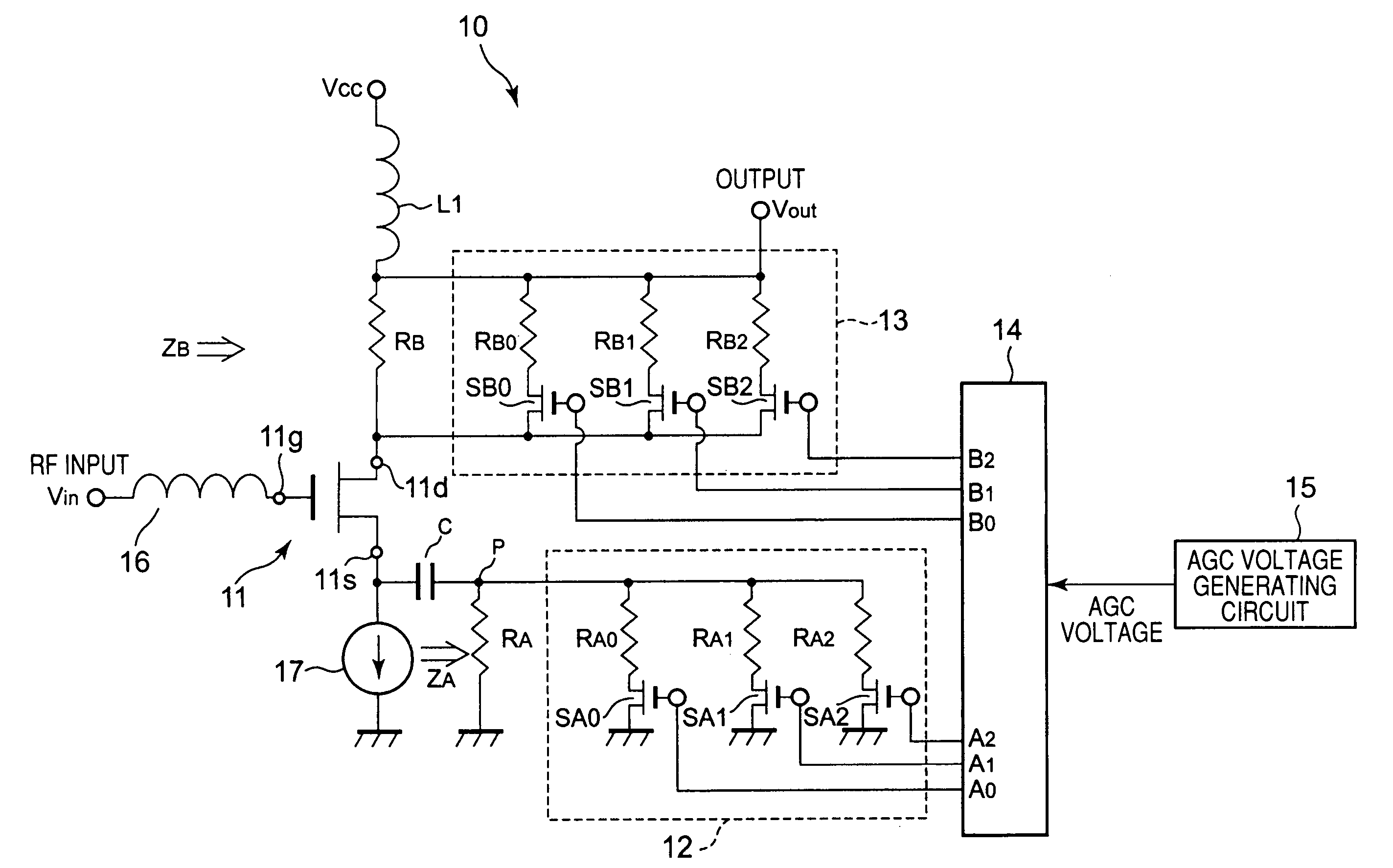AGC circuit which is hard to be influenced by level of input signal