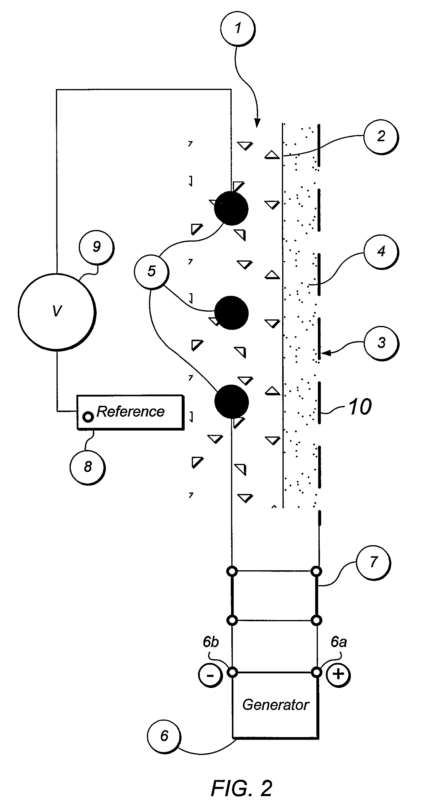 Process for treating salt in a porous structure and corresponding apparatus