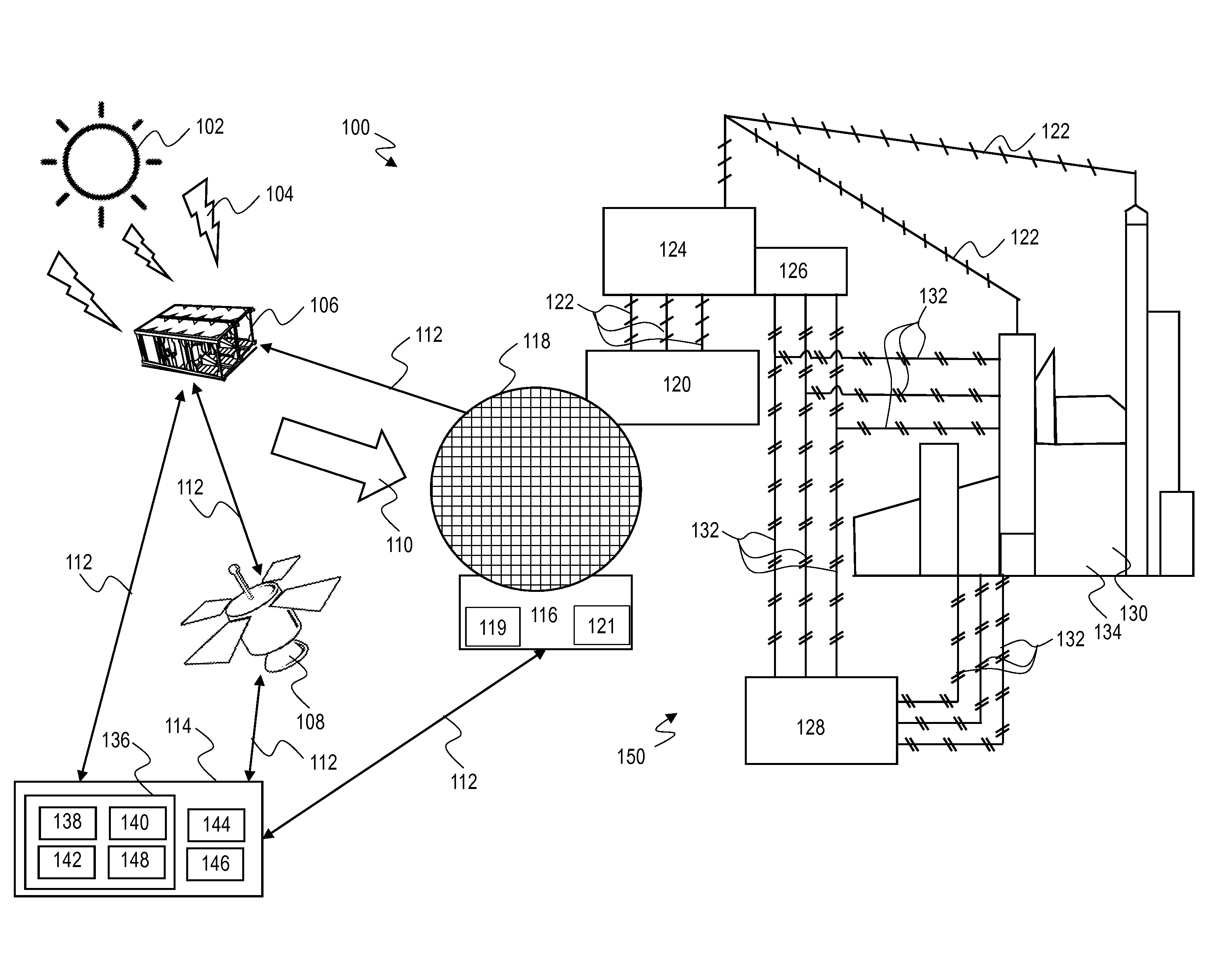 Solar Energy Conversion and Transmission System and Method