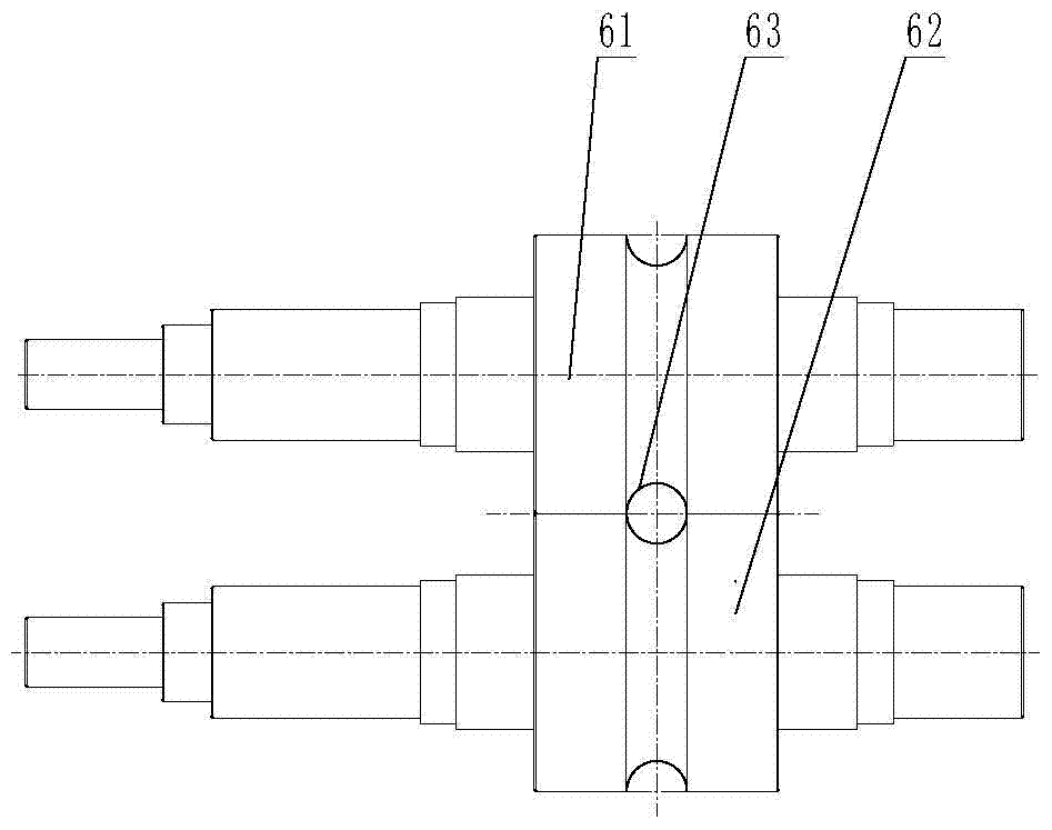 A solid-liquid compound casting and rolling machine for double-metal layered composite pipe