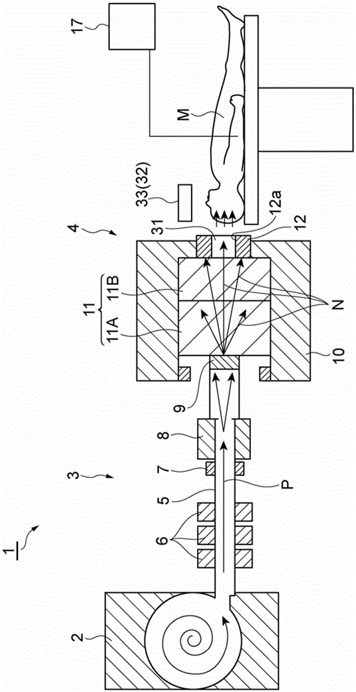 Neutron capture therapy device