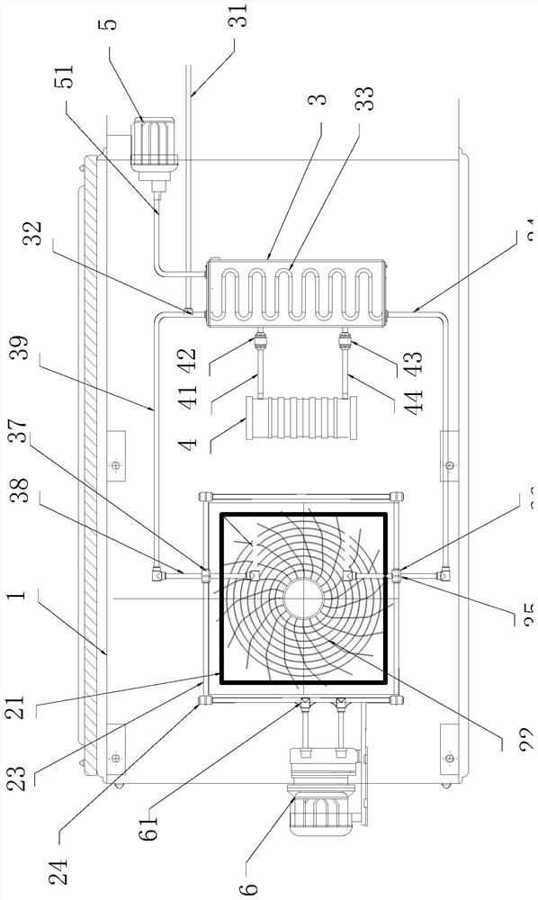 Air energy heat pump outdoor unit facilitating rapid heat dissipation and method