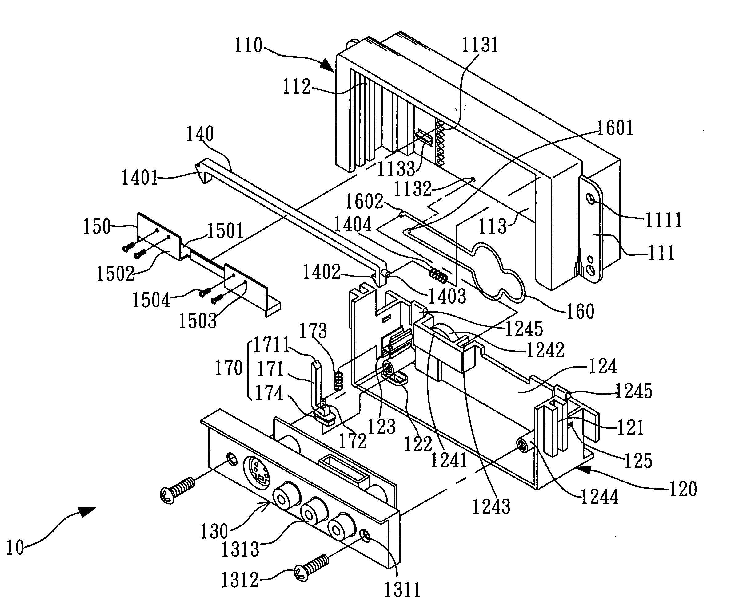 Interface pannel structure