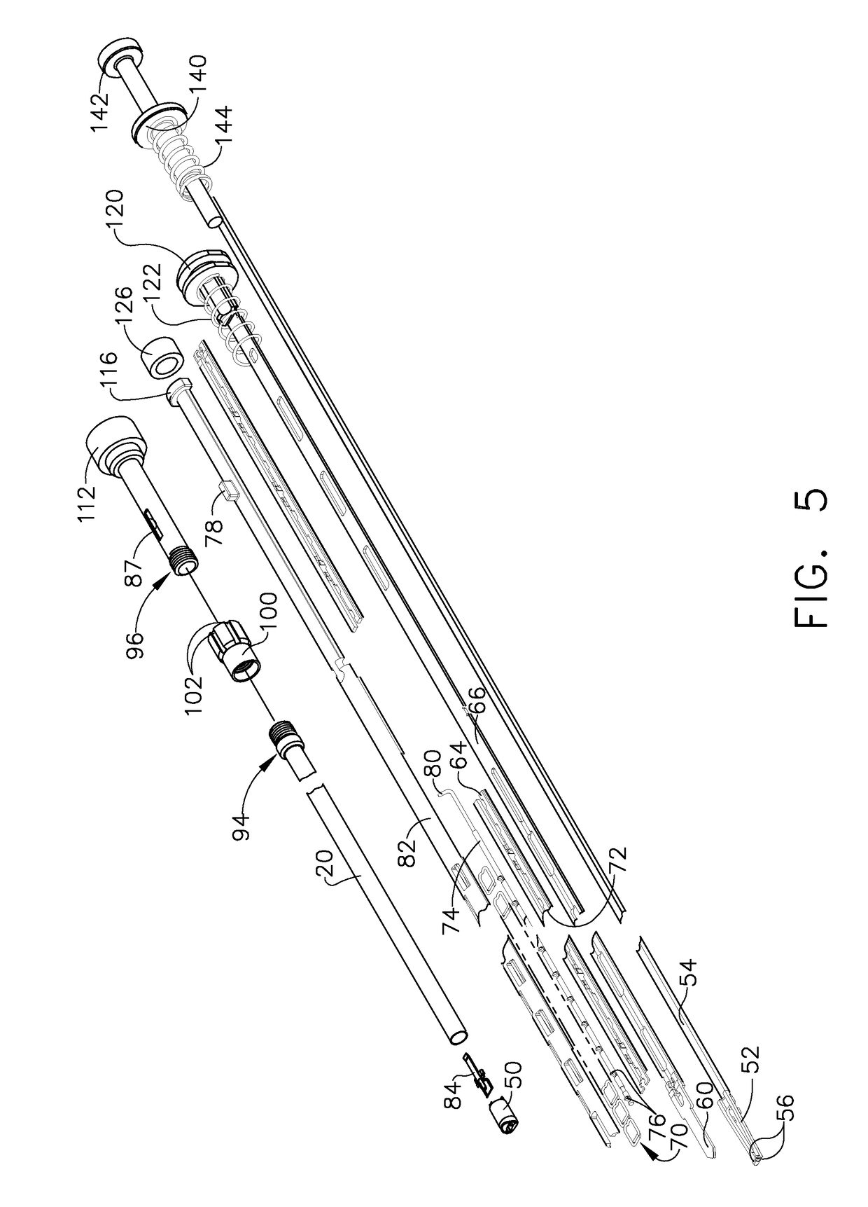 Surgical stapler fastening device with adjustable anvil