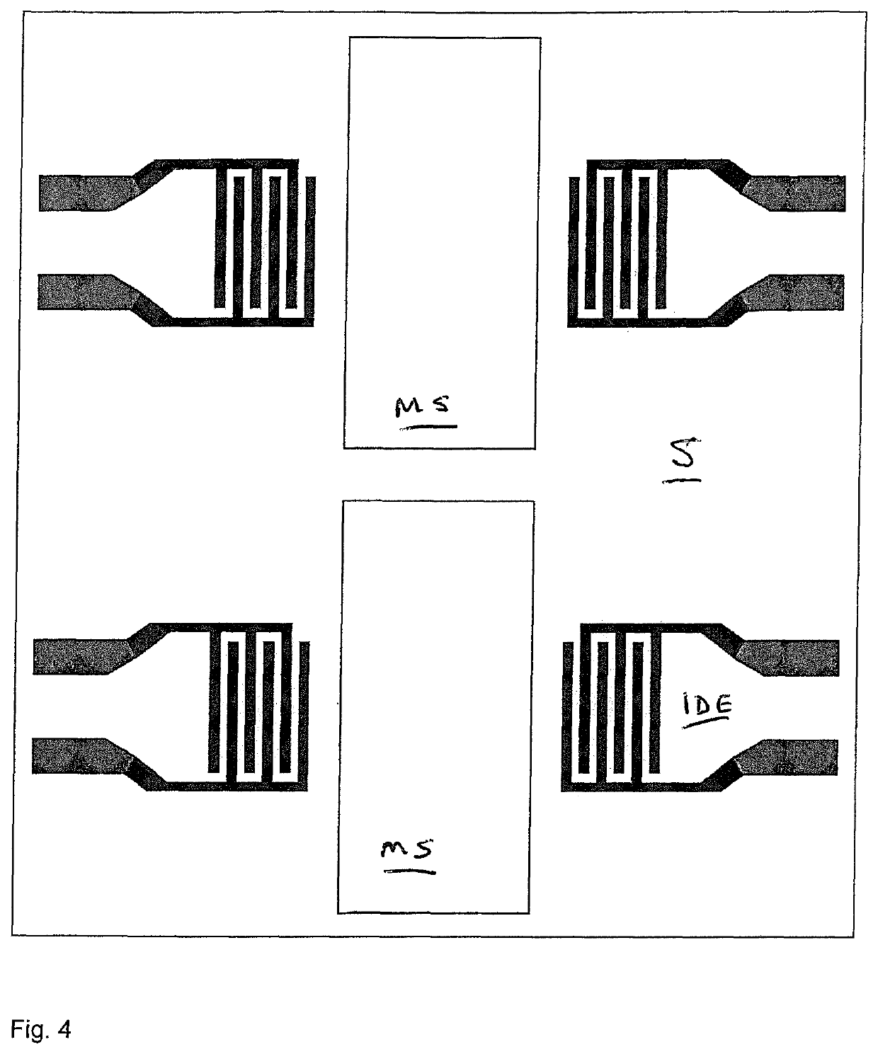 Sensor element for magnetic fields having high frequency bandwidth