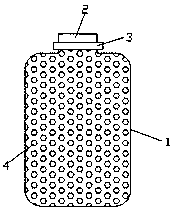 Medicinal salt bag for treating cervical spondylosis and scapulohumeral periarthritis and preparation method thereof