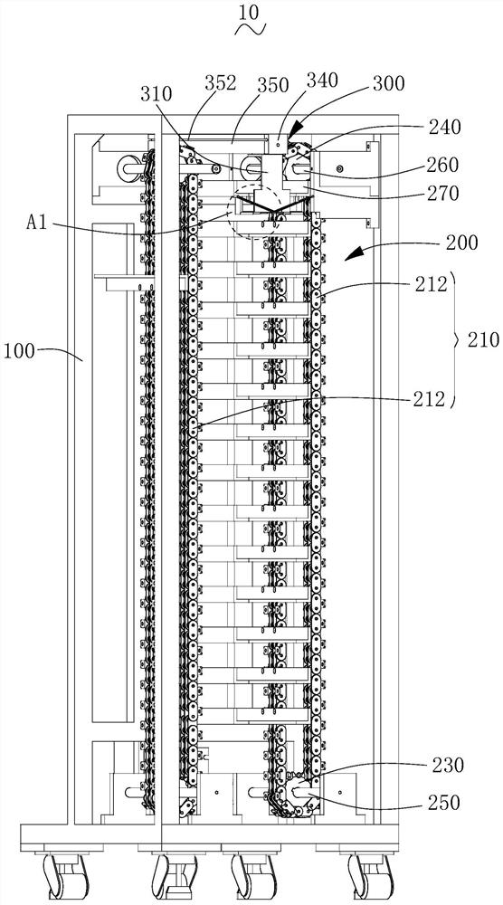 Drill point feeding device and equipment