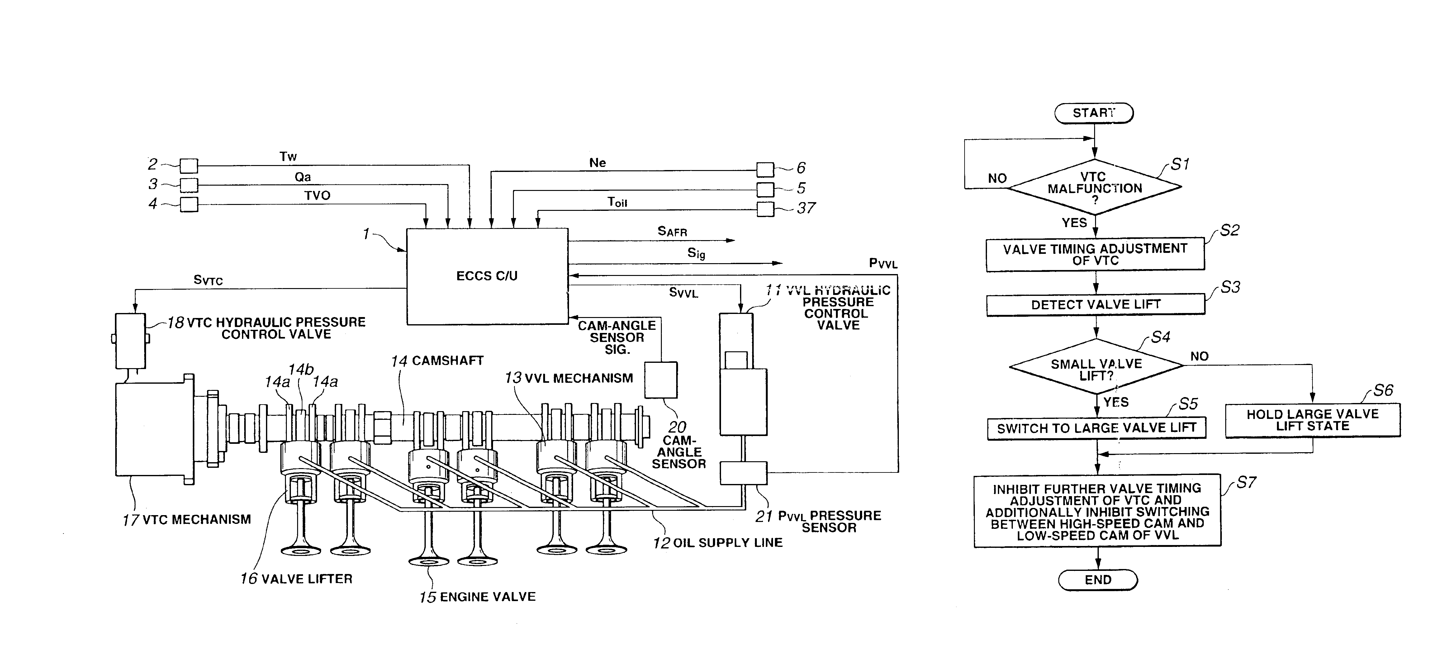 Variable valve operating system for internal combustion engine