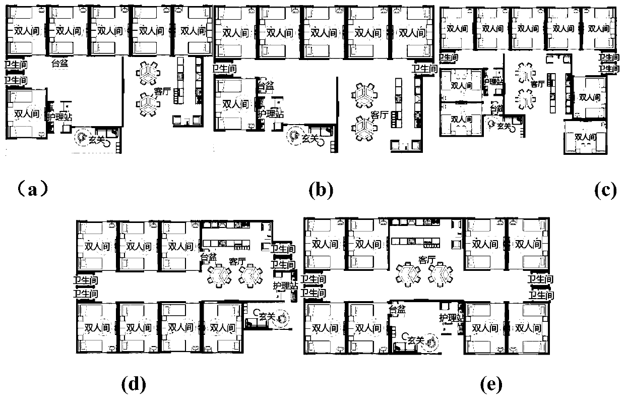 Rule-driven collaborative interactive spatial layout automatic design method