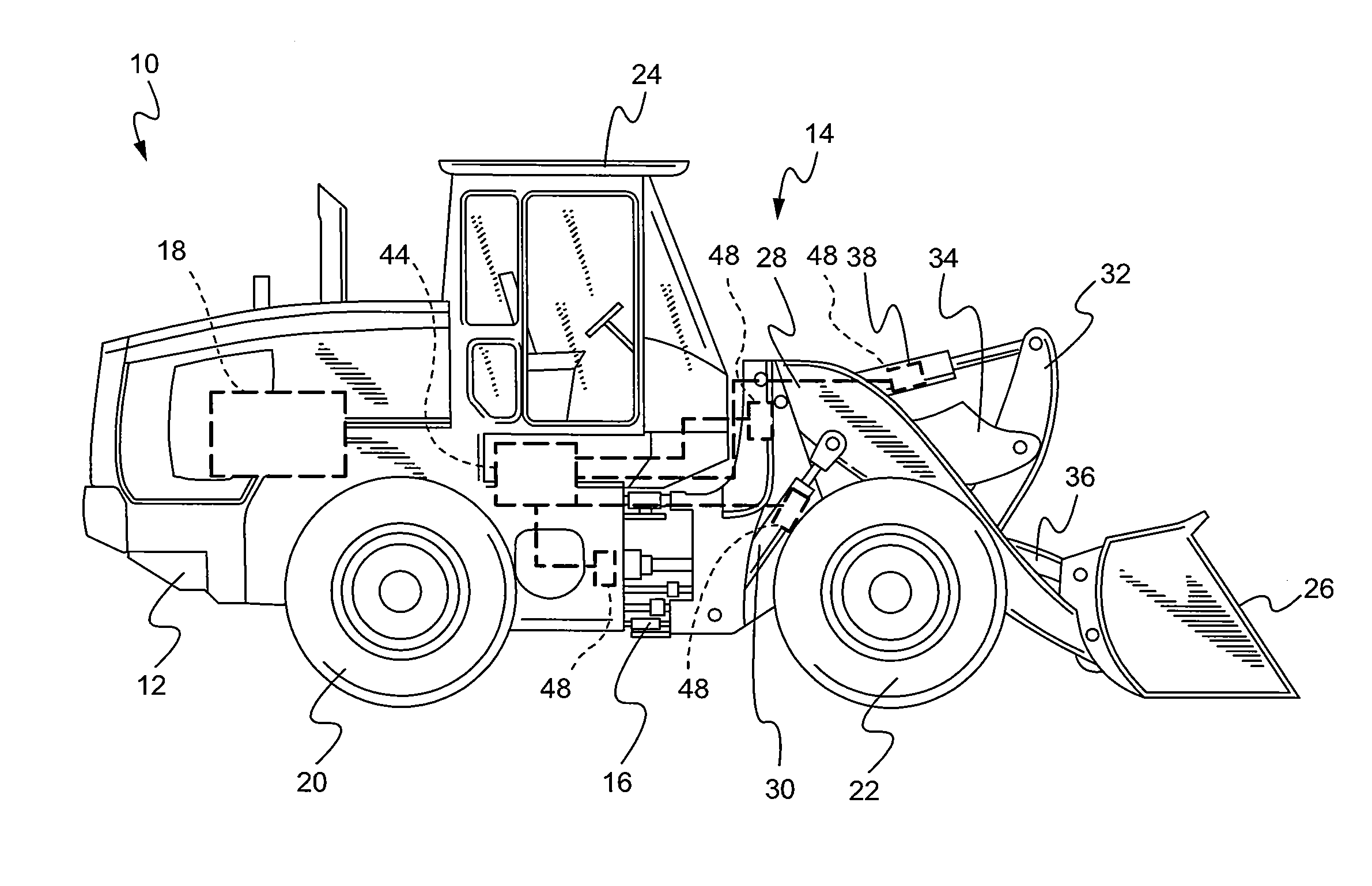 Work Machine Drive Train Torque Vectoring Based on Work Cycle Recognition