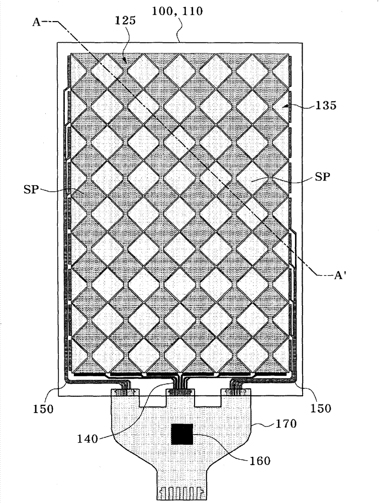 Electrostatic capacity type touch screen panel and method for fabricating the same